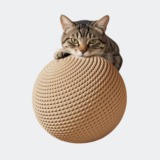 Super Large Sisal Ball, Customized Cat Toy, Self-Entertainment Tool, Teeth Grinding, Chewing And Sound