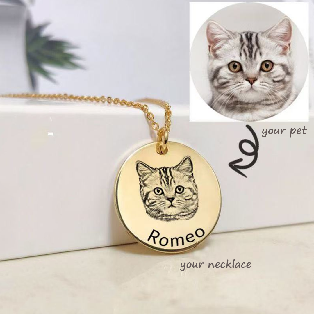 Customize Your Pet Portrait Necklace