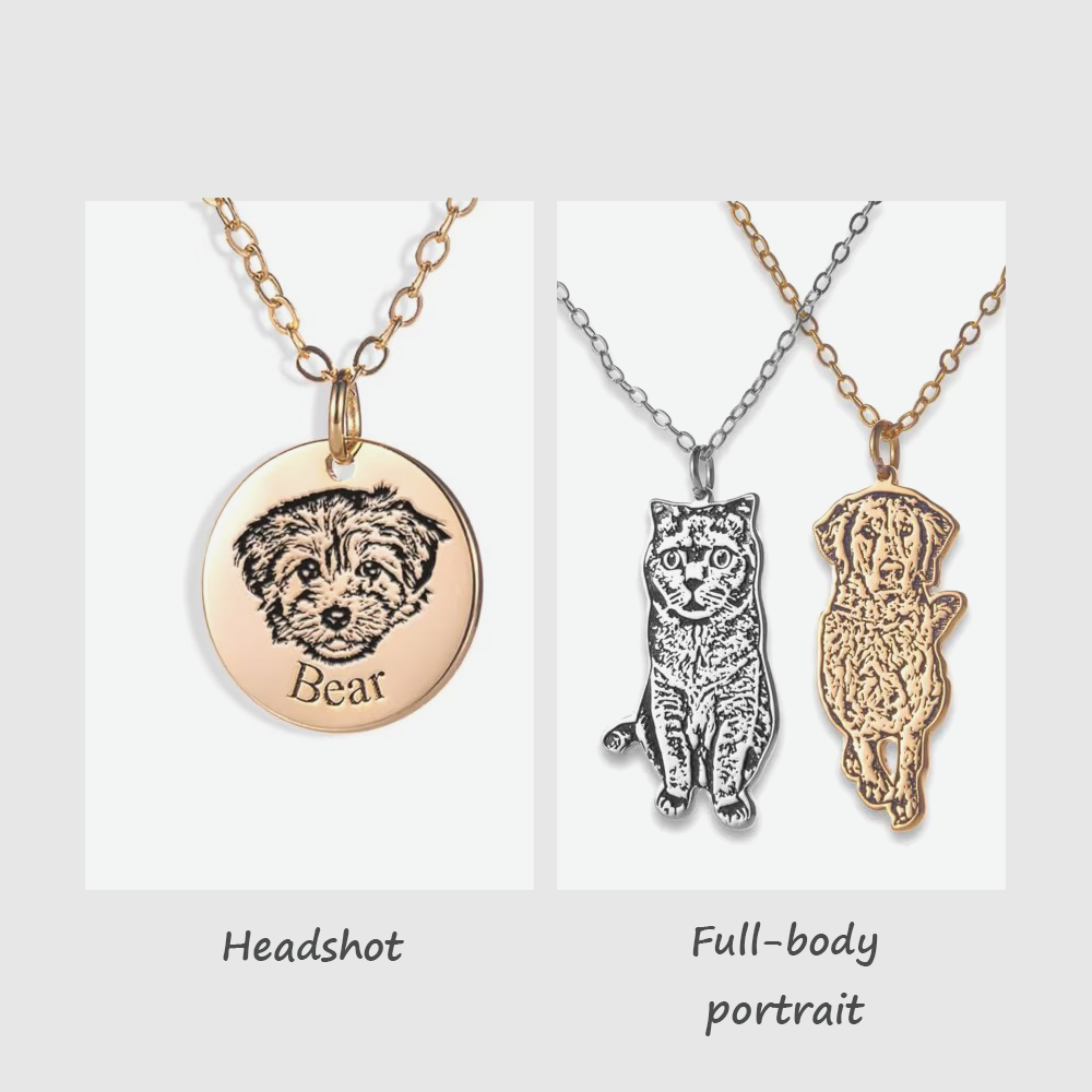 Customize Your Pet Portrait Necklace