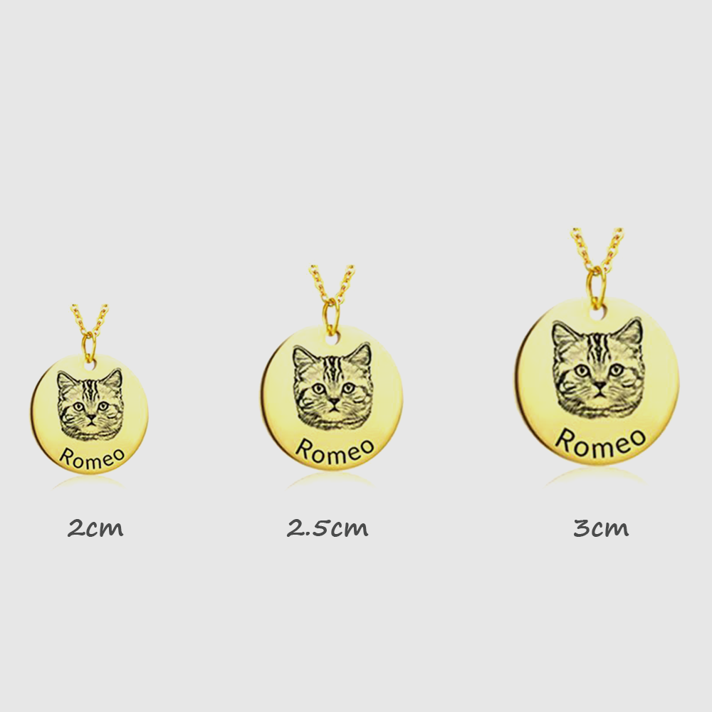 Customize Your Pet Portrait Necklace