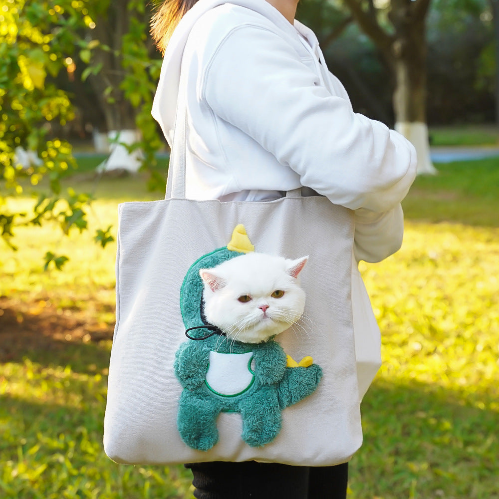 Portable Pet Carrier Bag Breathable Single Shoulder Cat Bag