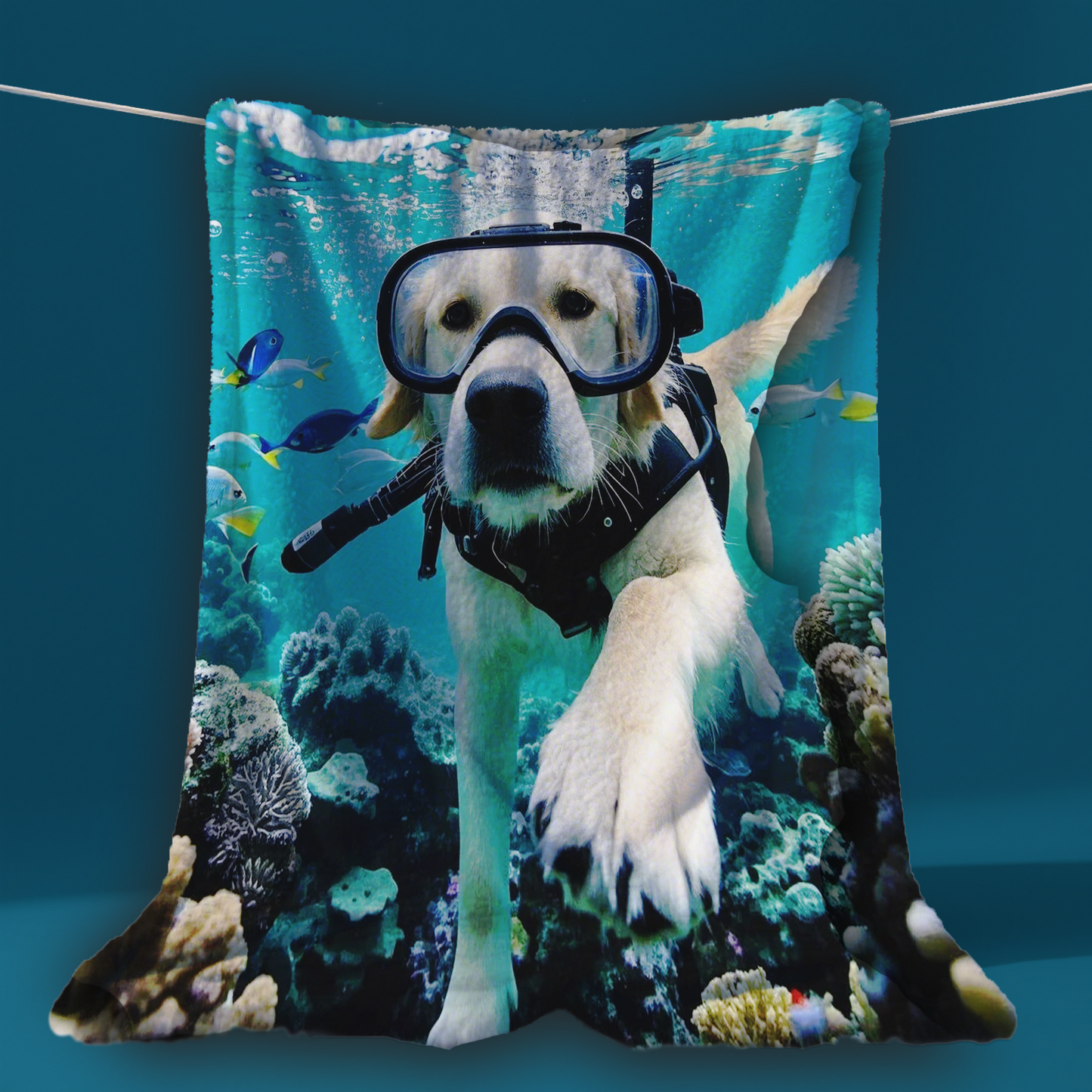 Ocean Rebirth Custom Pet Blanket