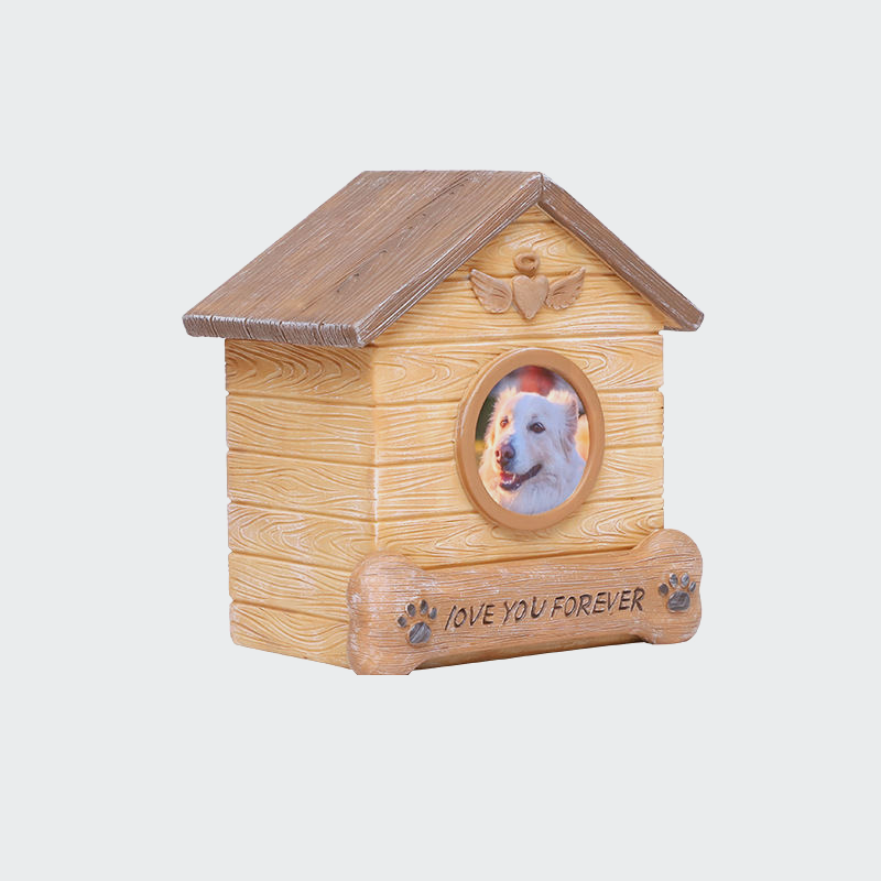 Eternal Wooden House Pet Urn