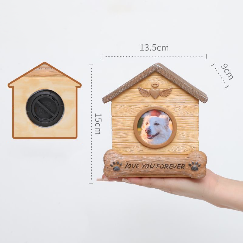 Eternal Wooden House Pet Urn