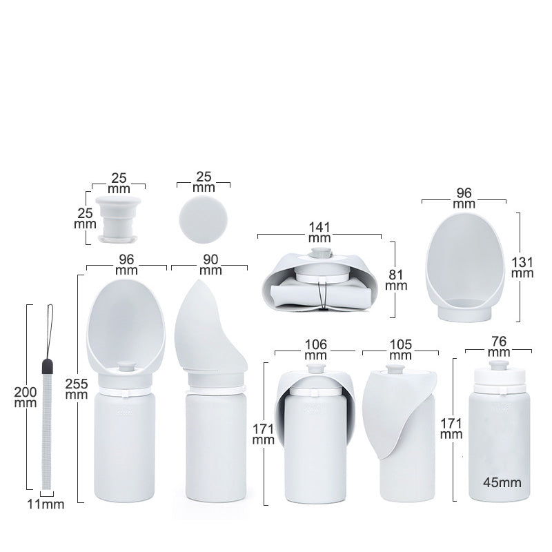 Travel Pet Bottle Bowls Portable Foldable Dog Water Bottle