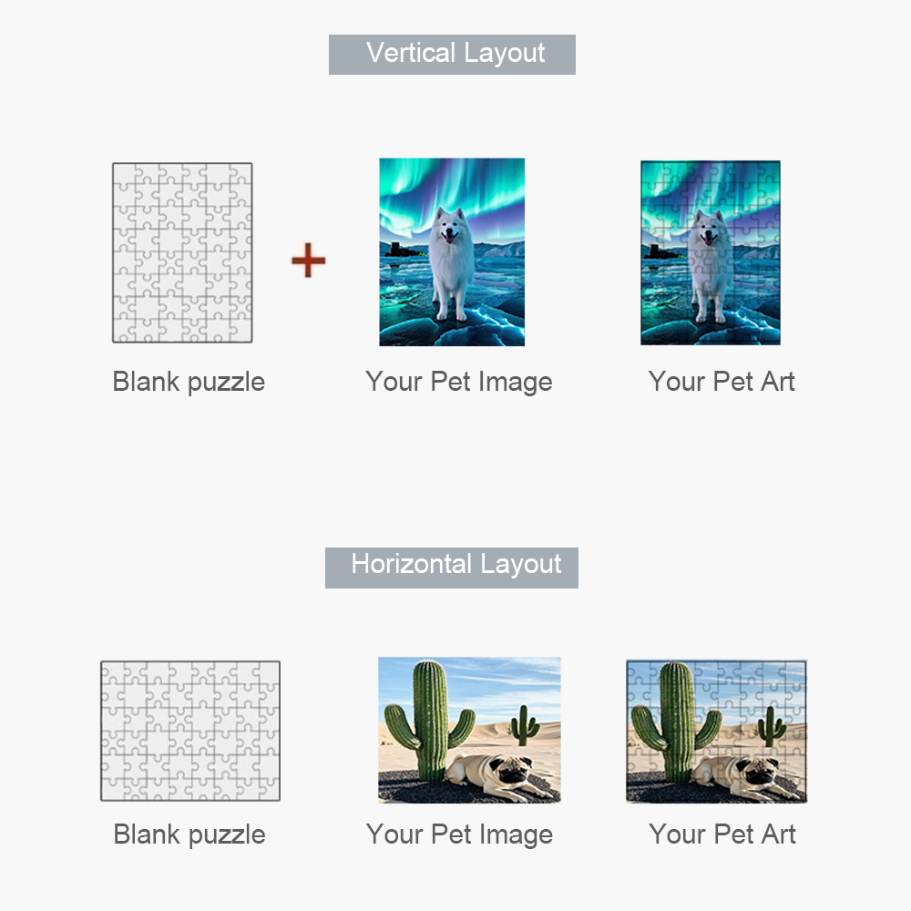 Customized Pet Portrait Puzzle