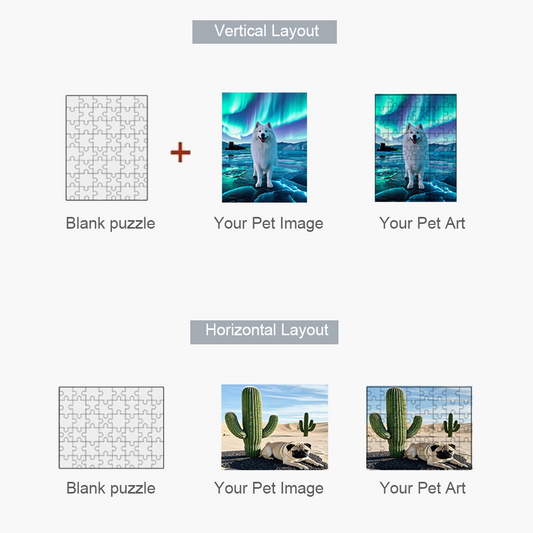Customized Pet Portrait Puzzle