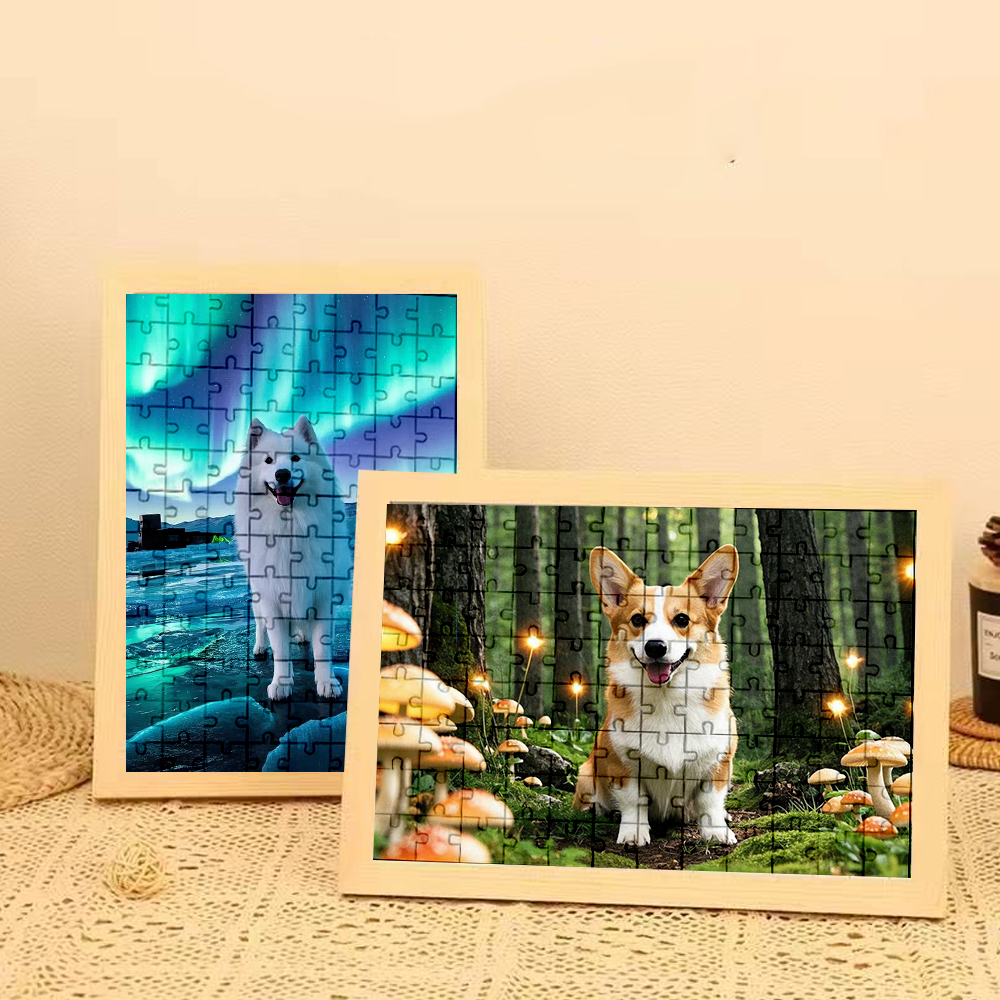 Customized Pet Portrait Puzzle