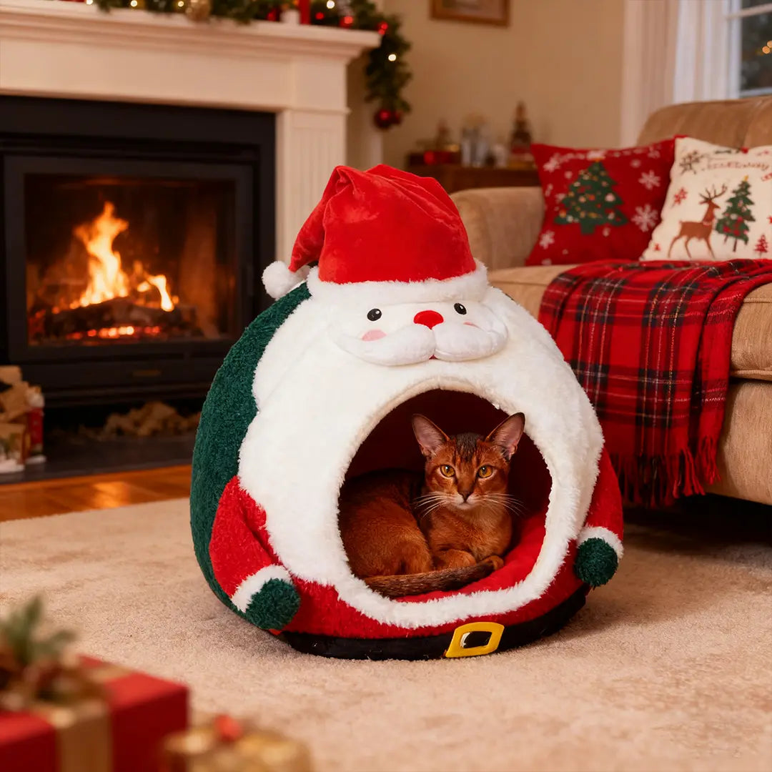 Pawsmas Santa Claus Pet House