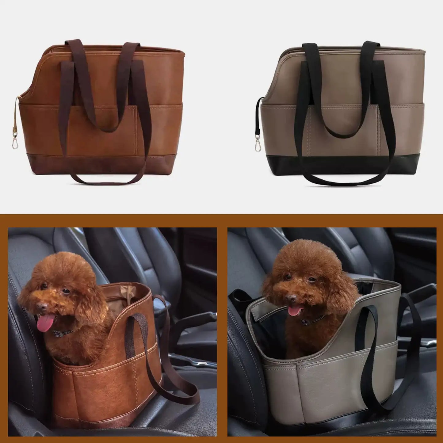 PU Portable Small Pet Carrier Bag