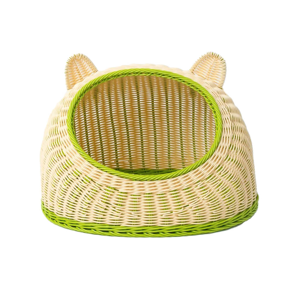 Rattan Cat Bed Stylish Wicker Cat Beds Pet Furniture