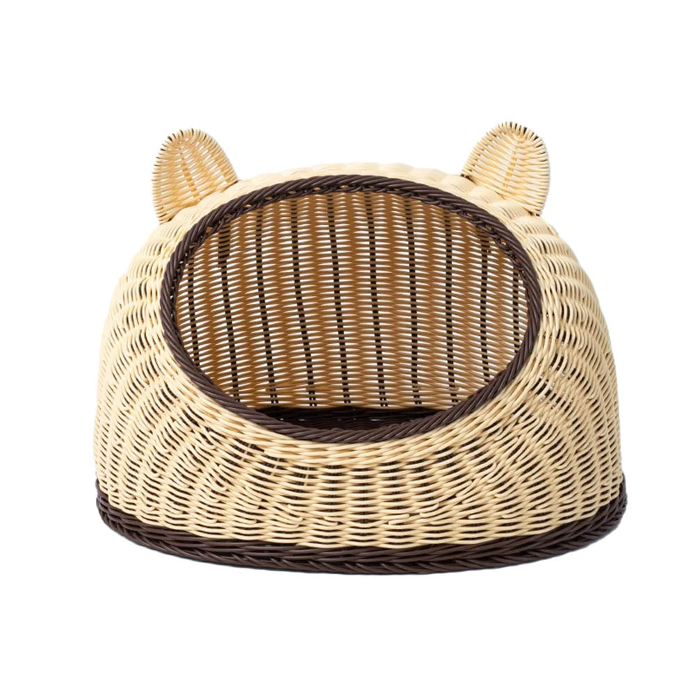 Rattan Cat Bed Stylish Wicker Cat Beds Pet Furniture