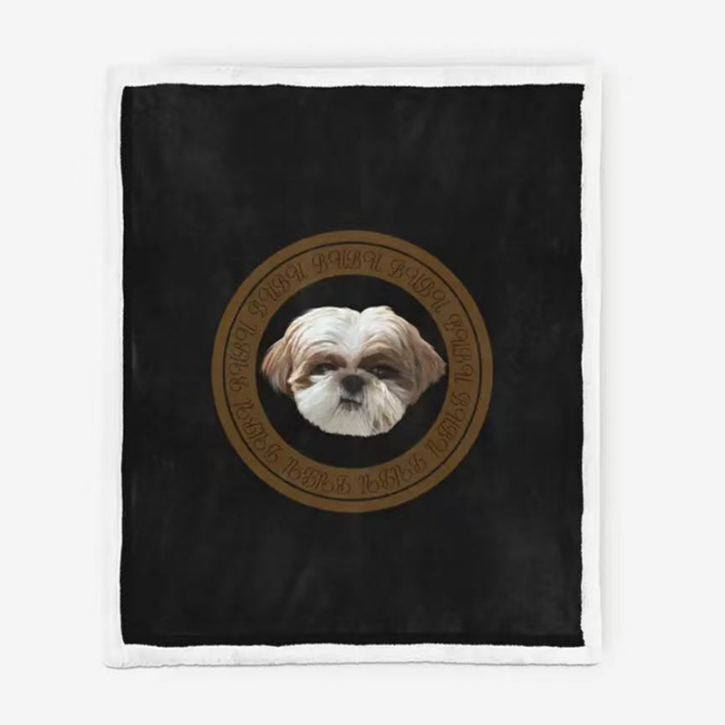 Vintage Customized Pet Blanket