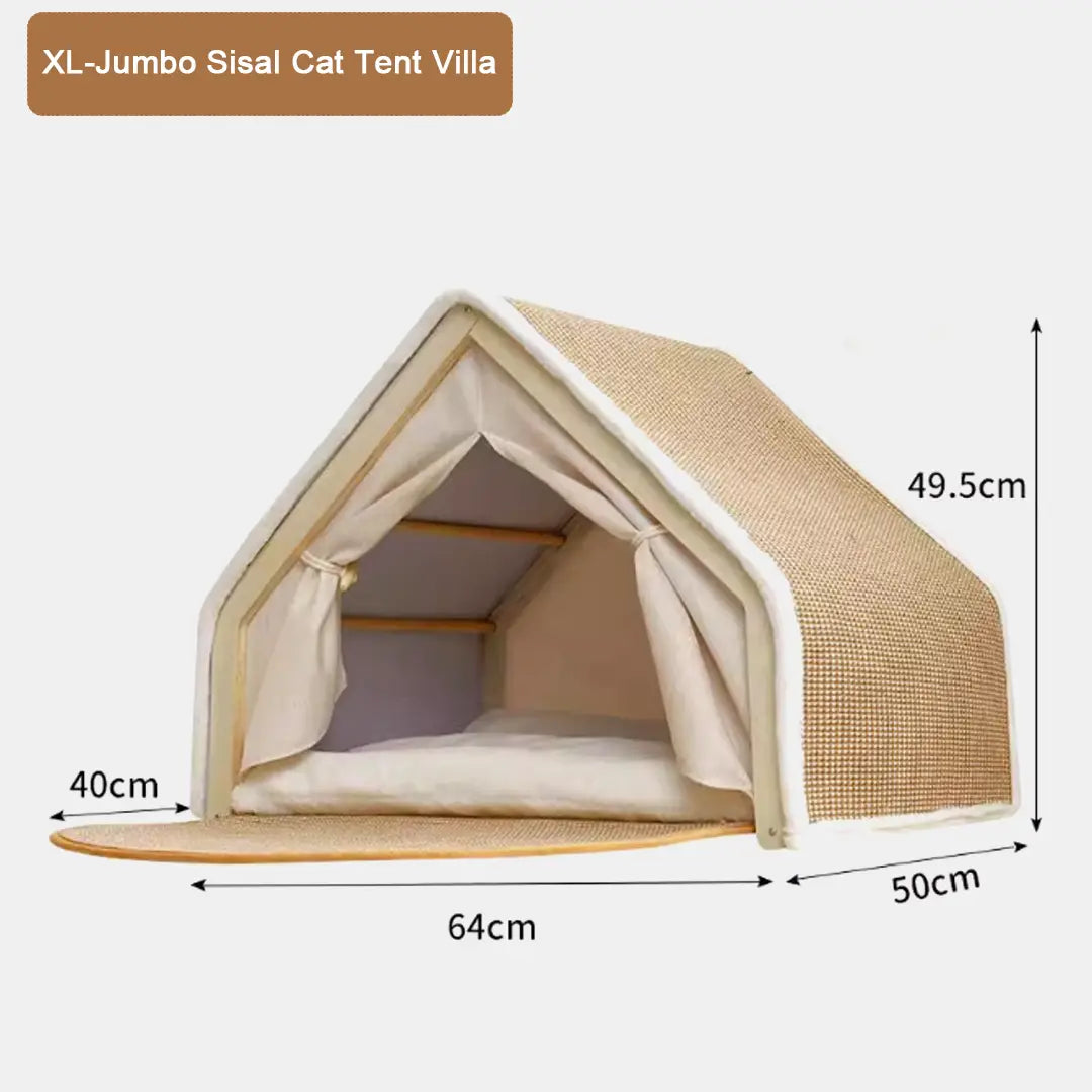 Nature Forme – Jumbo Sisal Cat Tent Villa