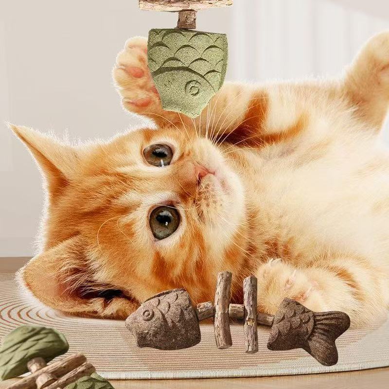 Nature Forme Cat Dental Chew Toy – Fishbone Shape