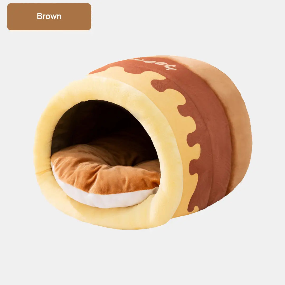 Honey Jar Comfort Pet Bed for Cat Dog