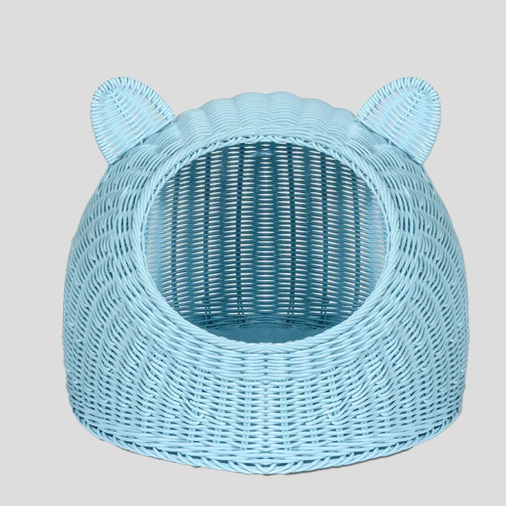 Rattan Cat Bed Stylish Wicker Cat Beds Pet Furniture