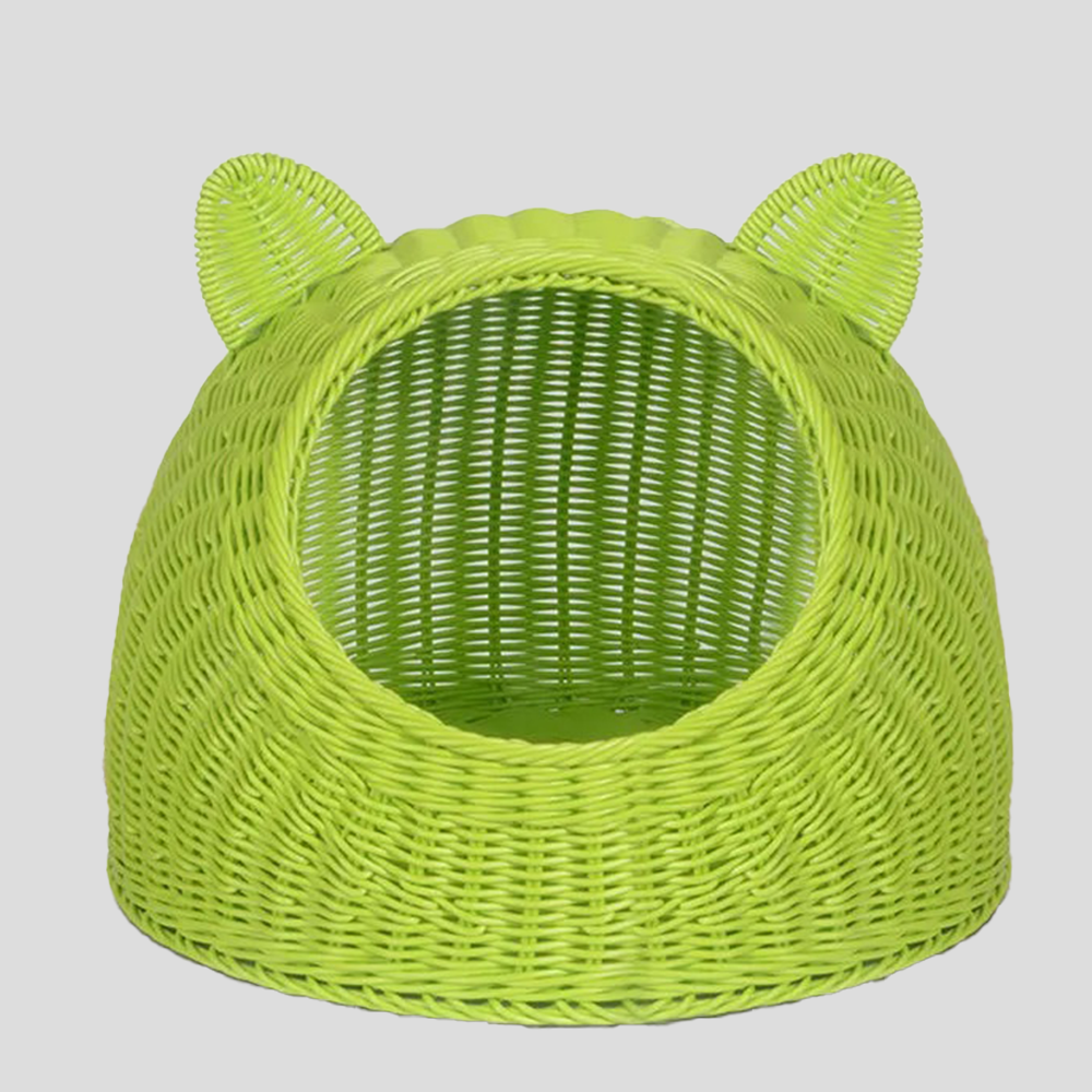 Rattan Cat Bed Stylish Wicker Cat Beds Pet Furniture
