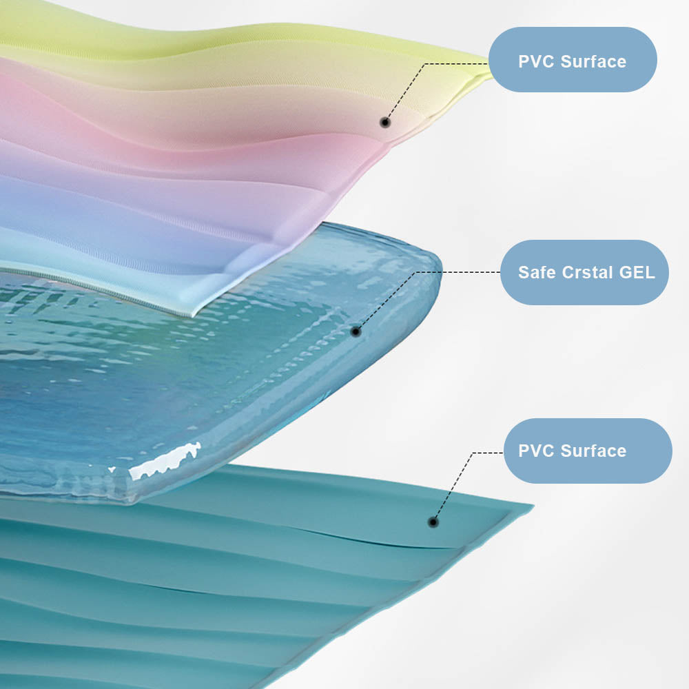 Rainbow Pet Cooling Gel Mat For Dogs Cats – Non-Toxic Ice Pad for Dogs & Cats (No Freezing Needed)