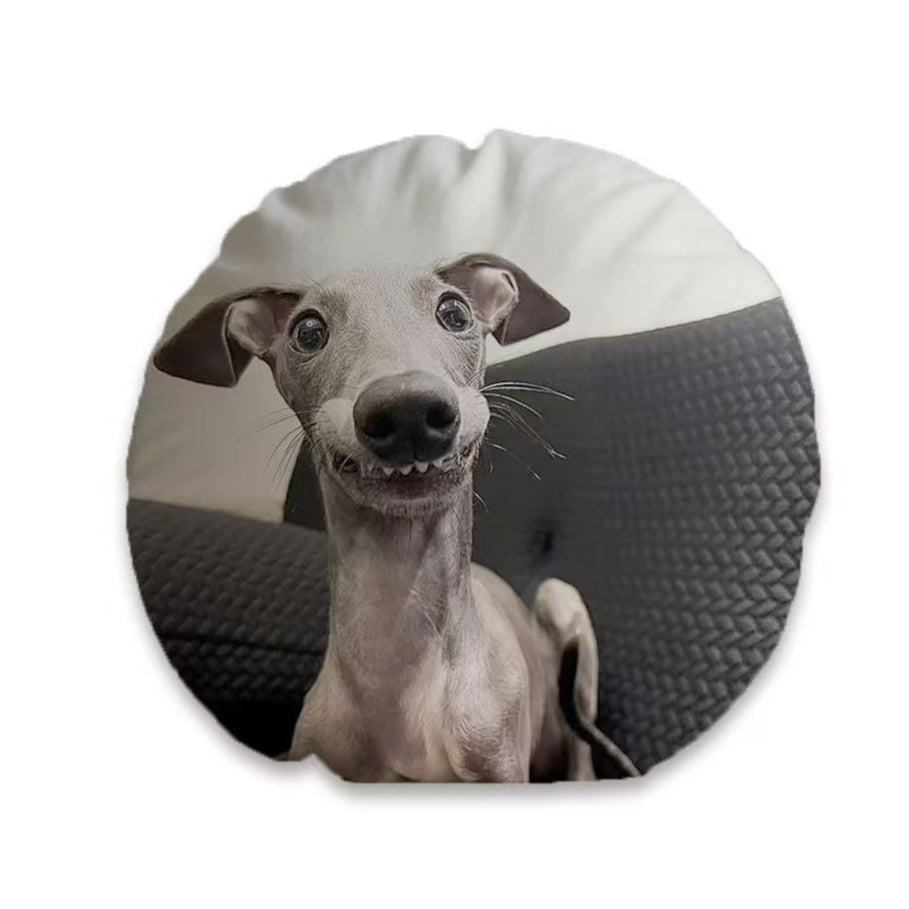 custom your greyhound photo pillow