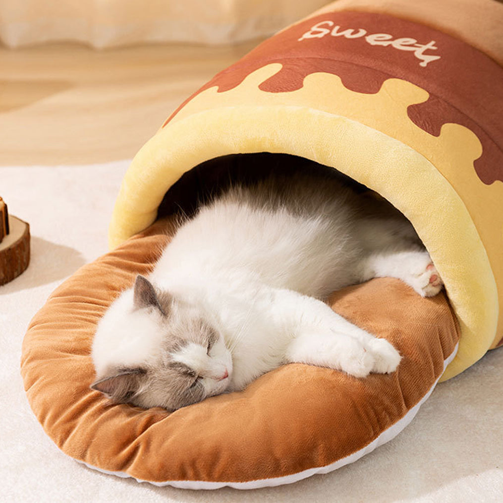 Honey Jar Comfort Pet Bed for Cat Dog