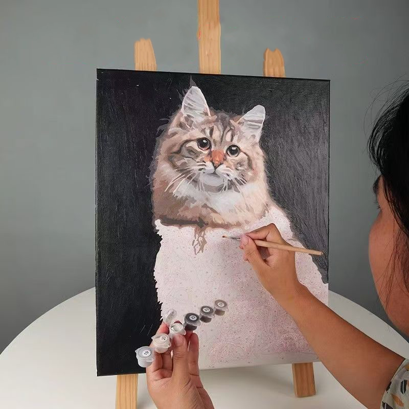 Diy Custom Digital Oil Painting from Pet Photo