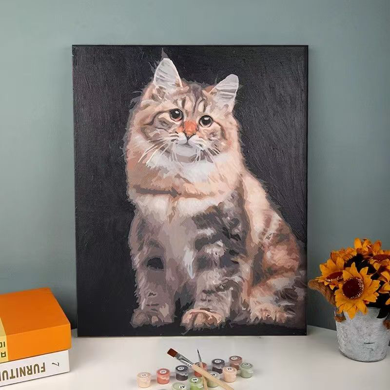 Diy Custom Digital Oil Painting from Pet Photo