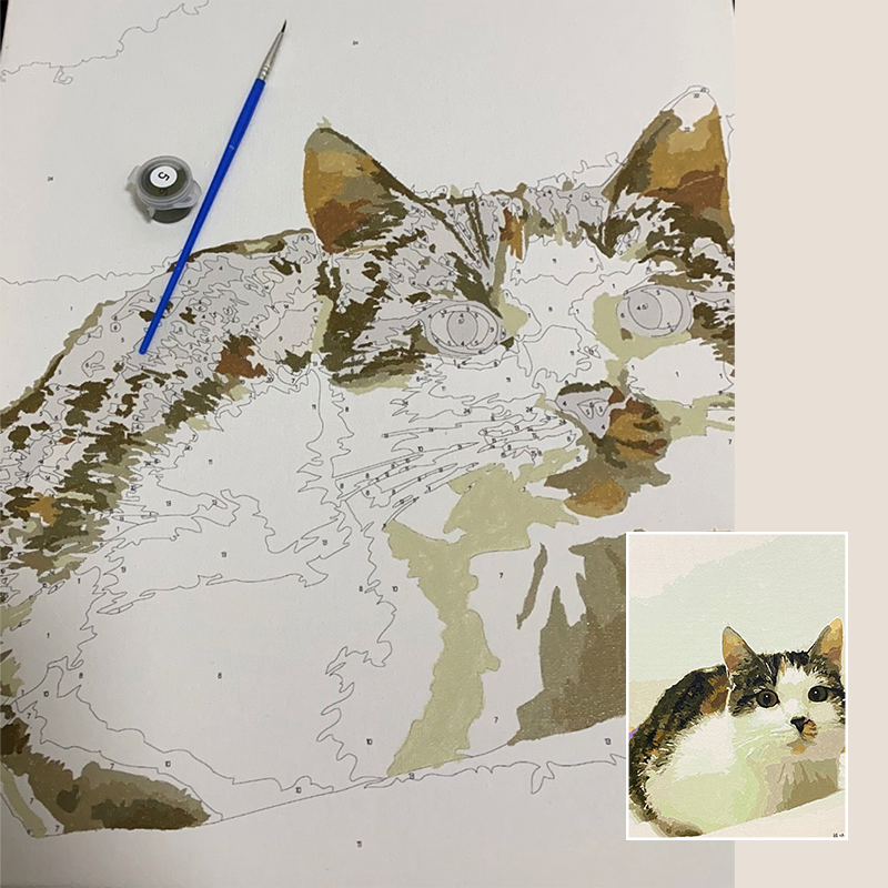 Diy Custom Digital Oil Painting from Pet Photo
