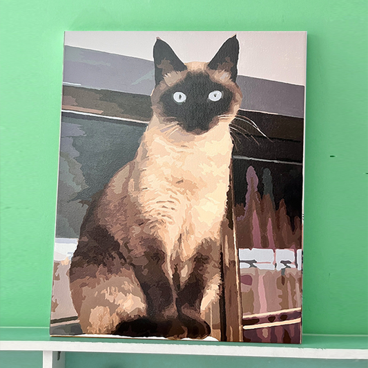 Diy Custom Digital Oil Painting from Pet Photo