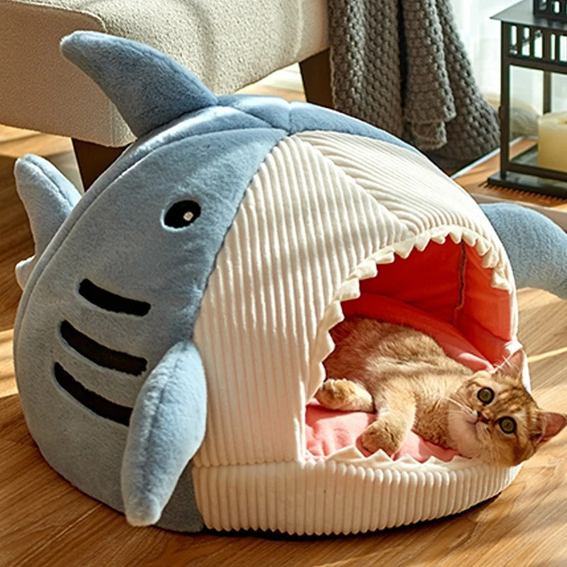 Cartoon Shark Pet Bed
