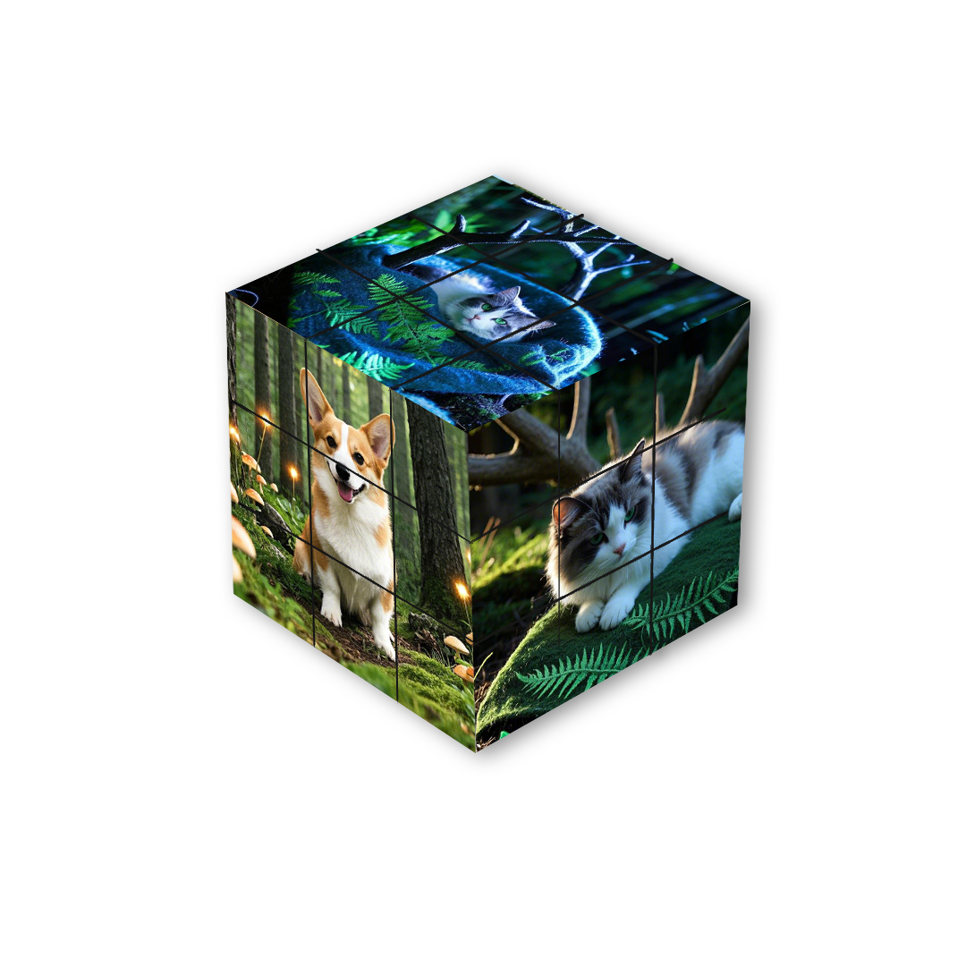 Custom Pet Photo Rubik’s Cubes