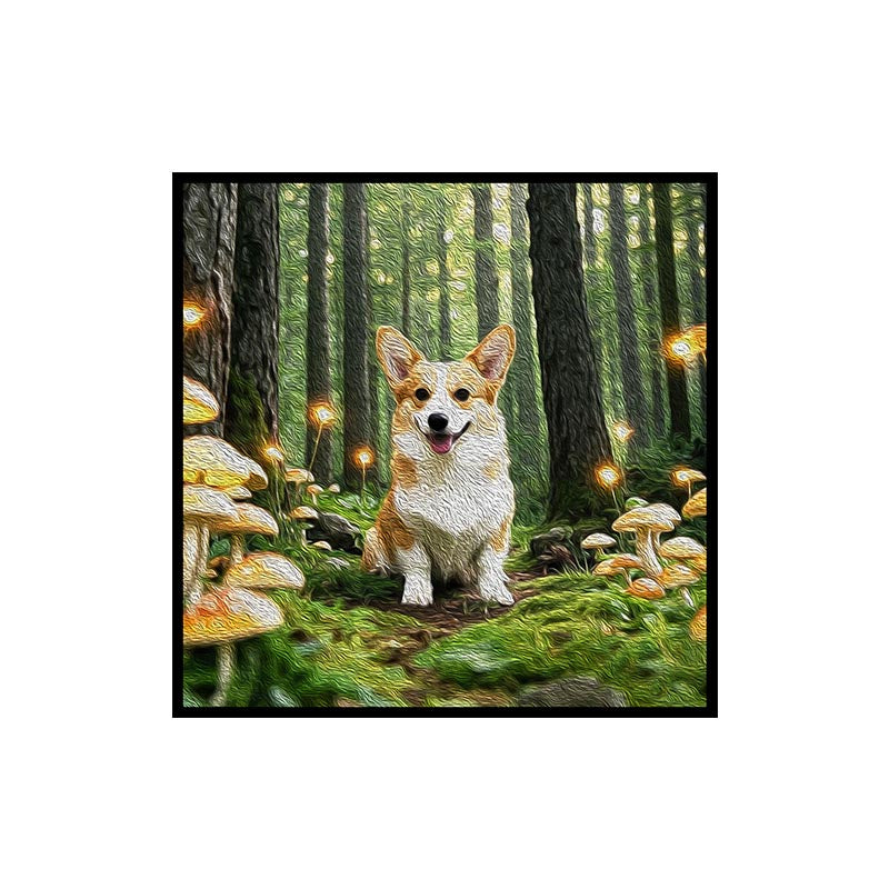 Forest Whisperers - Individualgemalte Bilder