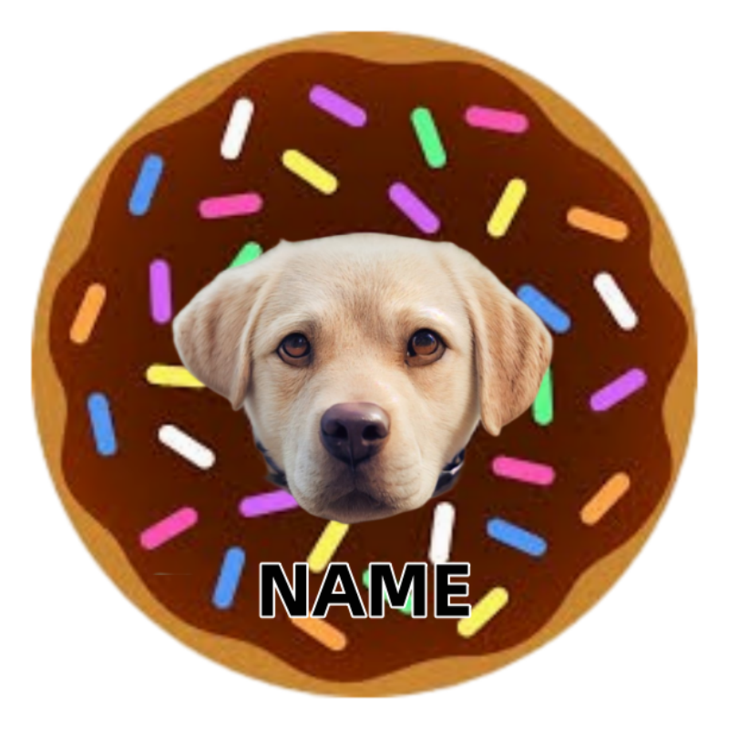 Donut Customized Pet Portrait Carpet
