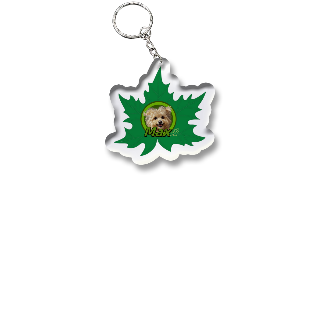 Customize Your Pet Portrait Acrylic Keychain