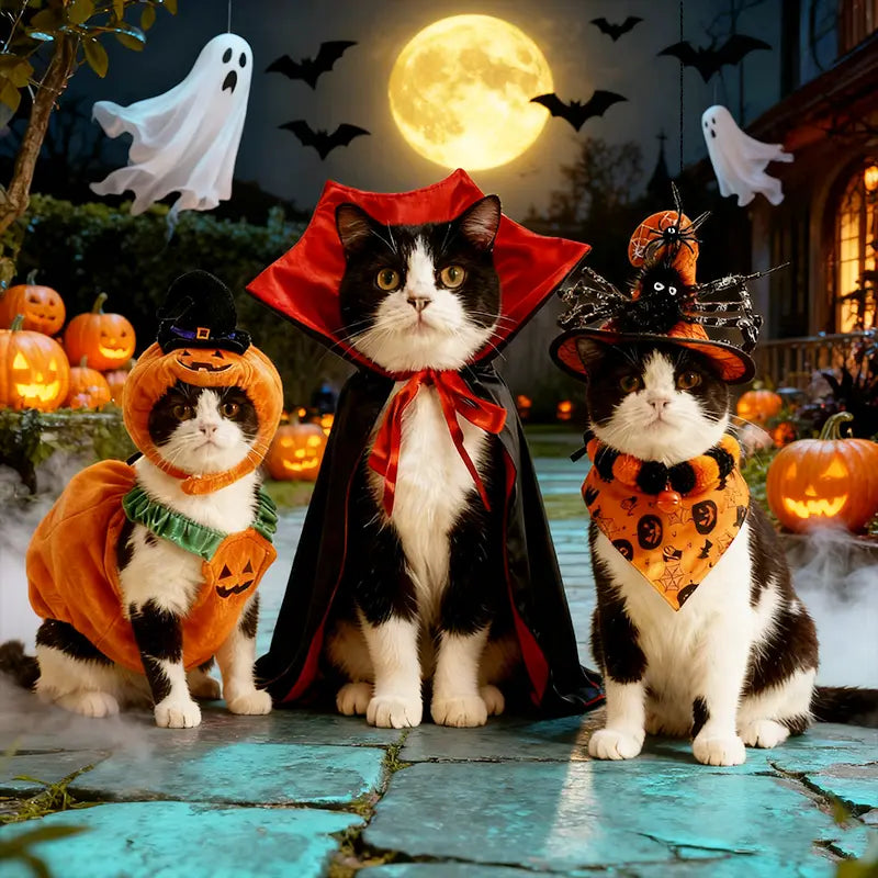 Classic Halloween pet cosplay costume pack