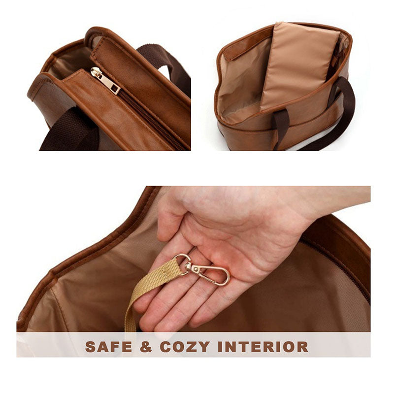 PU Portable Small Pet Carrier Bag