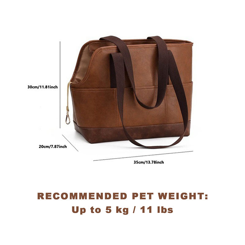 PU Portable Small Pet Carrier Bag