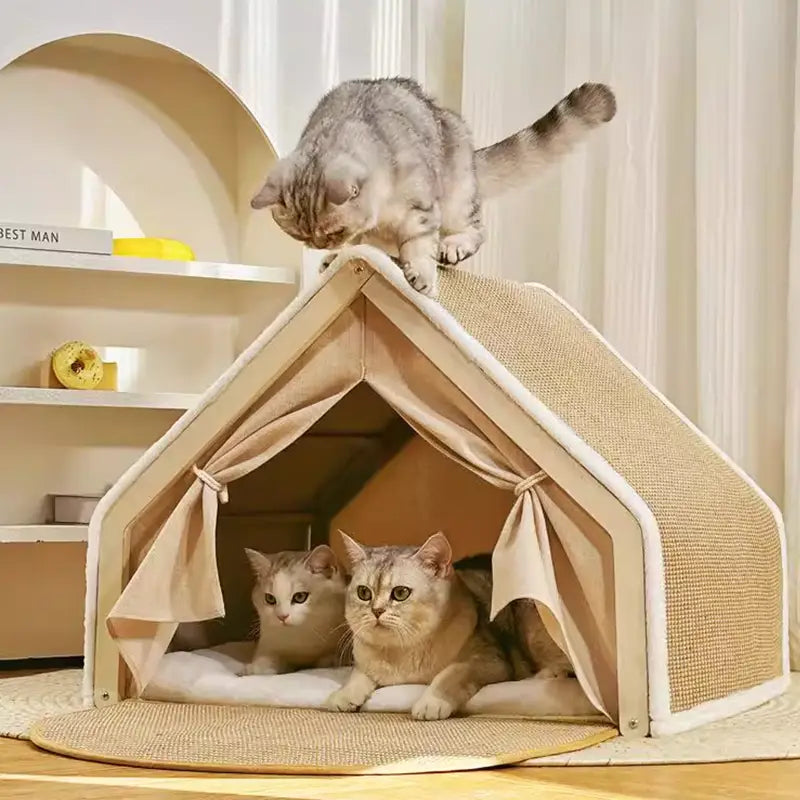 Nature Forme – Jumbo Sisal Cat Tent Villa
