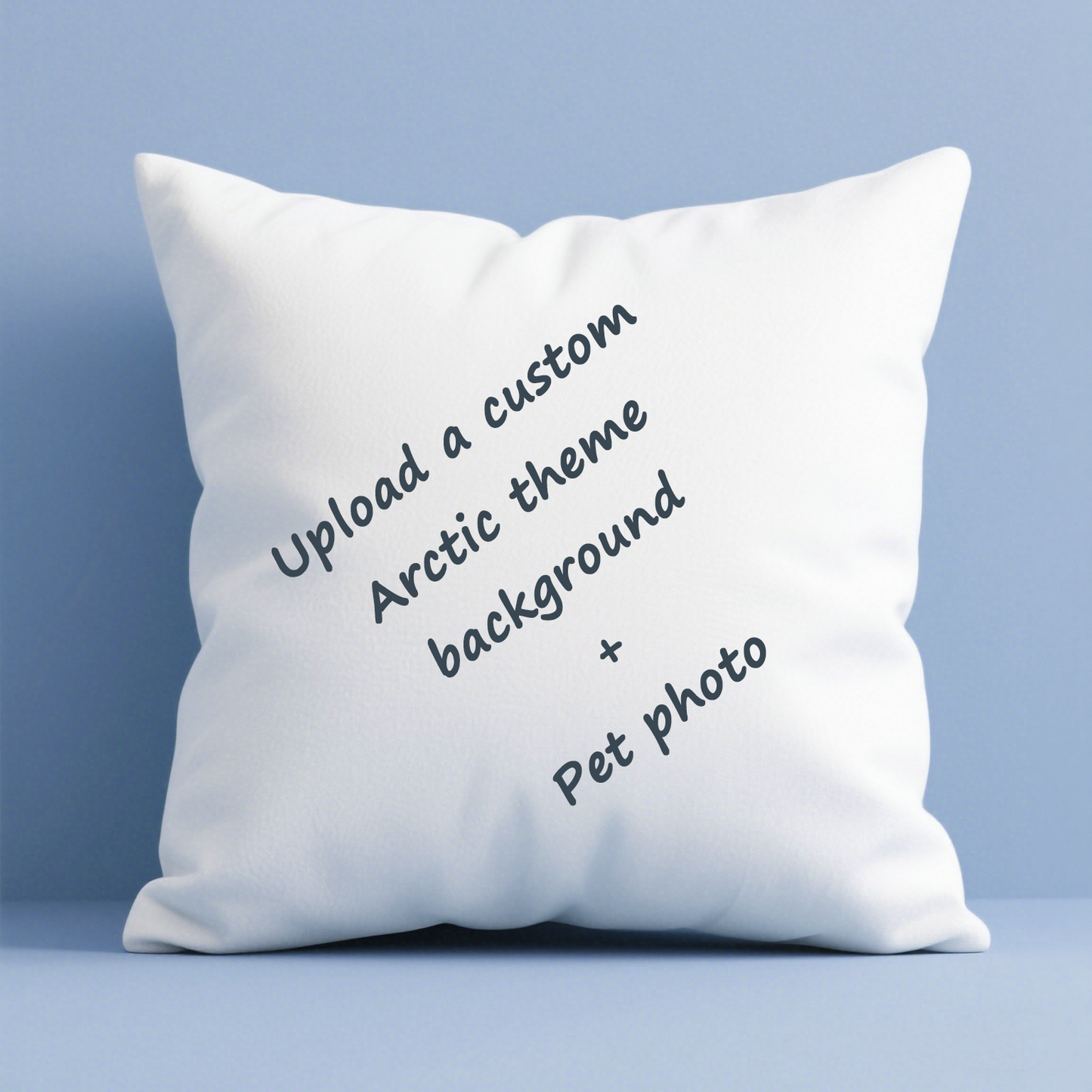 Arctic Guardians Custom Pet Portrait Pillow