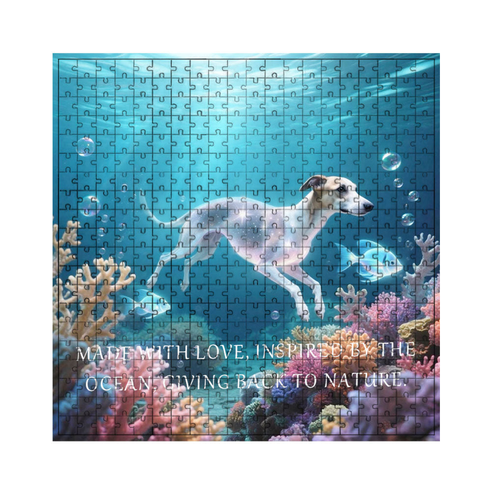 Persönlich gestaltetes Puzzle mit einem Haustierporträt