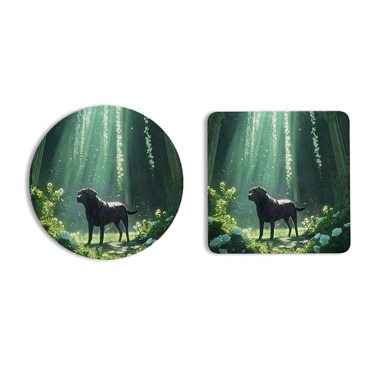 Forest Whisperers - individuell gestaltete tierthematische Untertassen