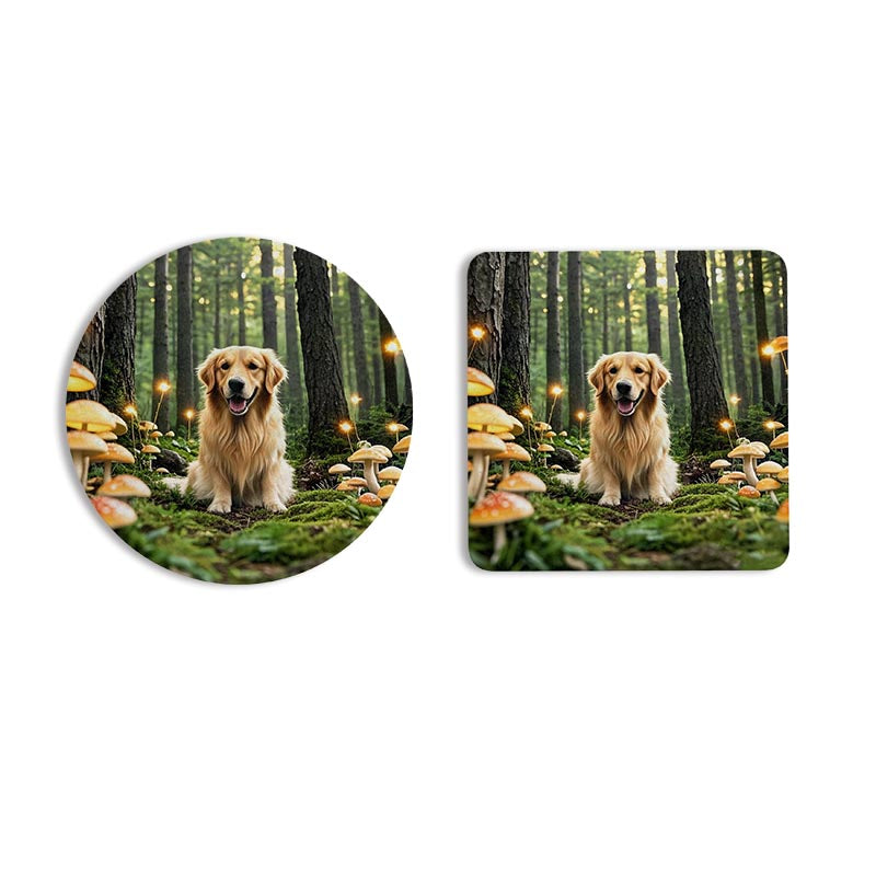 Forest Whisperers - individuell gestaltete tierthematische Untertassen