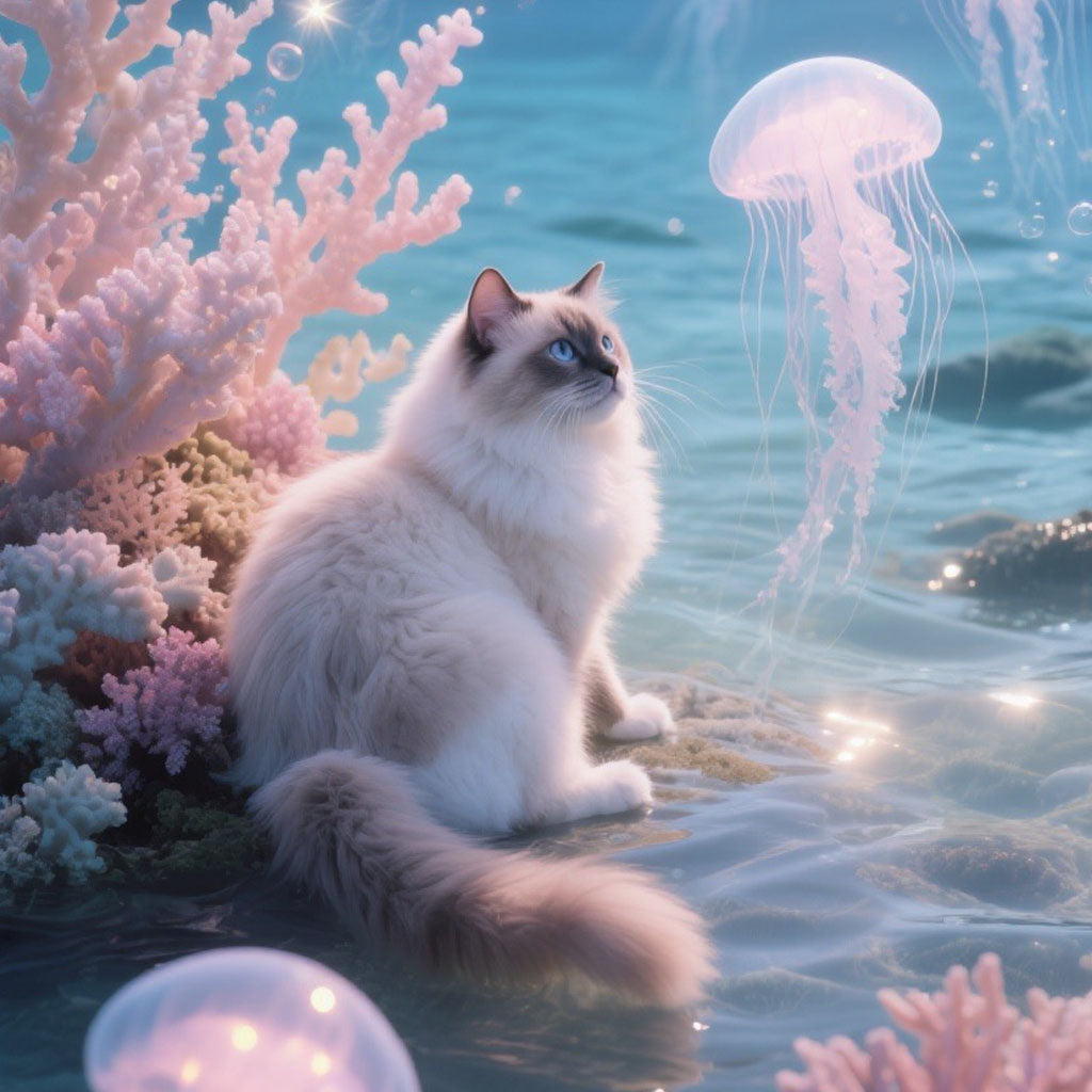 Ocean Rebirth - individuell gestaltete Tier - thematische Untertassen