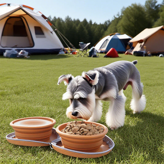 Collapsible Dual-Purpose Pet Travel Bowl