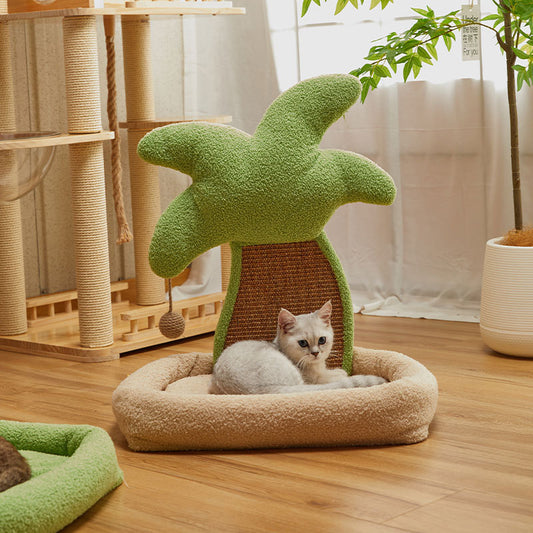 Nature Forme – Mushroom or Palm Tree Nest & Scratch Pet Pod