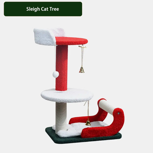 Pawsmas Sleigh Cat Tree