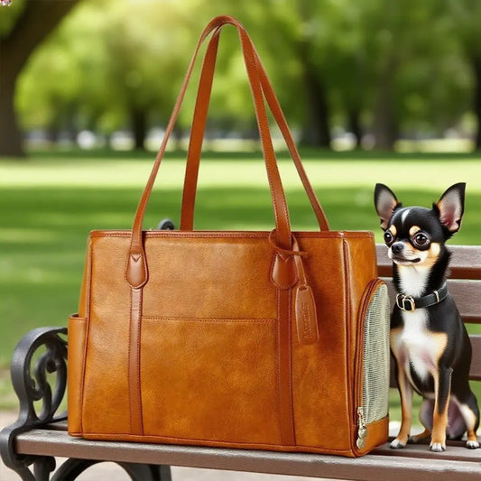 Chic Pet Travel Carrier for Small Dogs & Cats