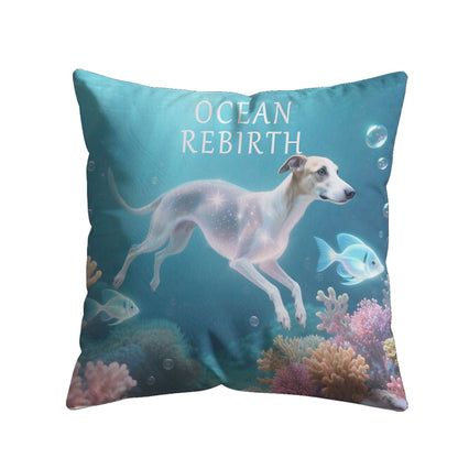Ocean Rebirth benutzerdefiniertes Tierporträtkissen