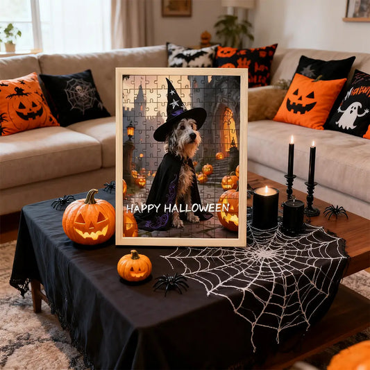 Halloween Customized Pet Portrait Puzzle