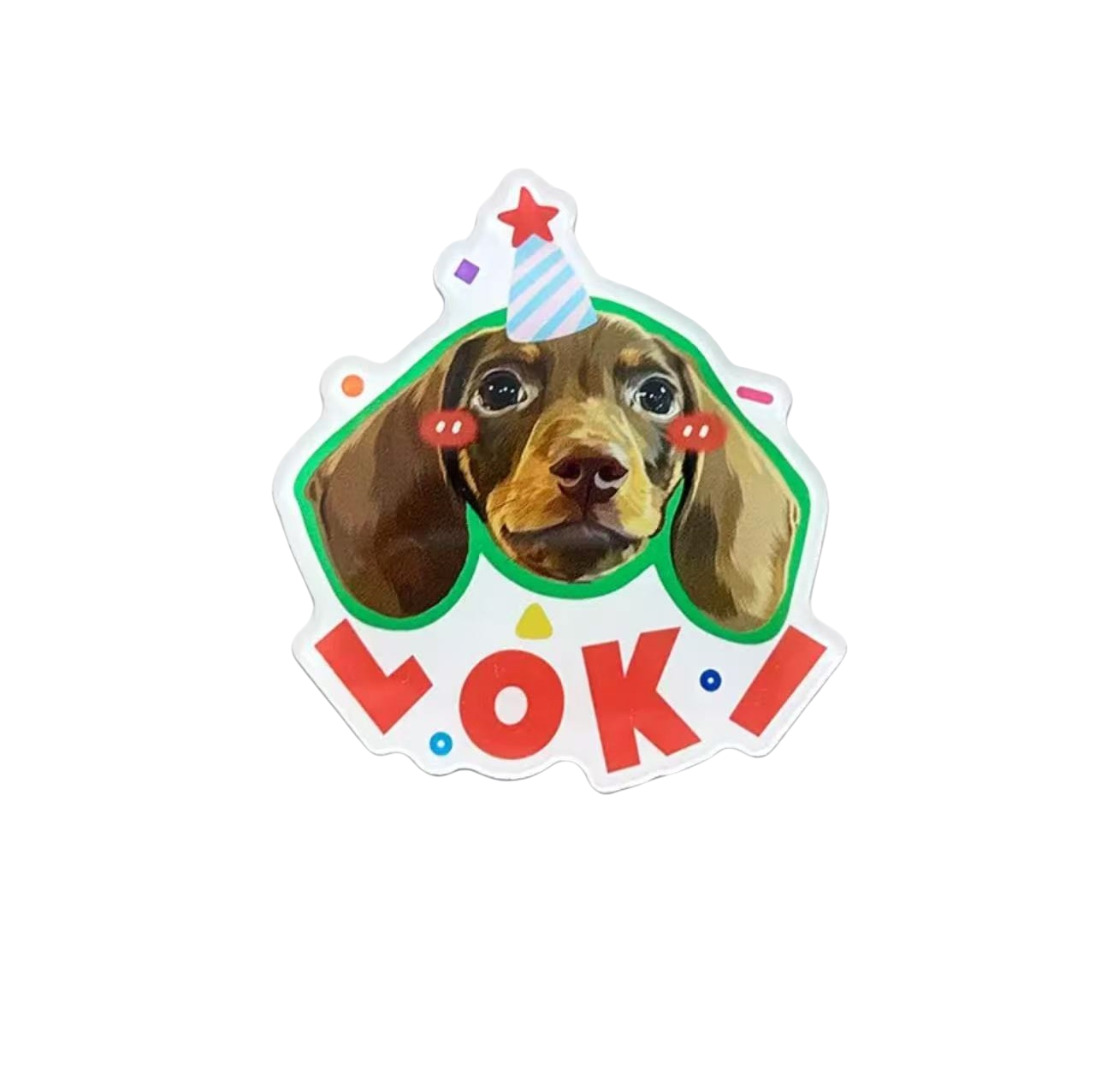 Customized Pet refrigerator sticker/Keychain 3